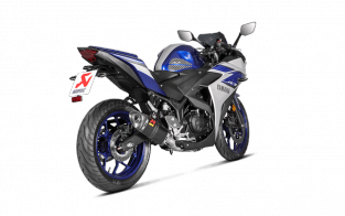 Akrapovic Racing Line Carbon Compleet Uitlaatsysteem zonder E-keur Yamaha YZF-R3 2015 2020